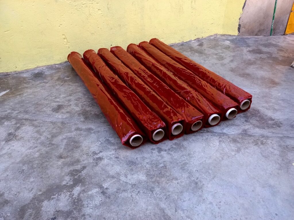 ROLLOS DE CORTINA PARA SOLDAR ANTICHISPA TRANSPARENTE ROJA ENTREGA INMEDIATA 1024x768