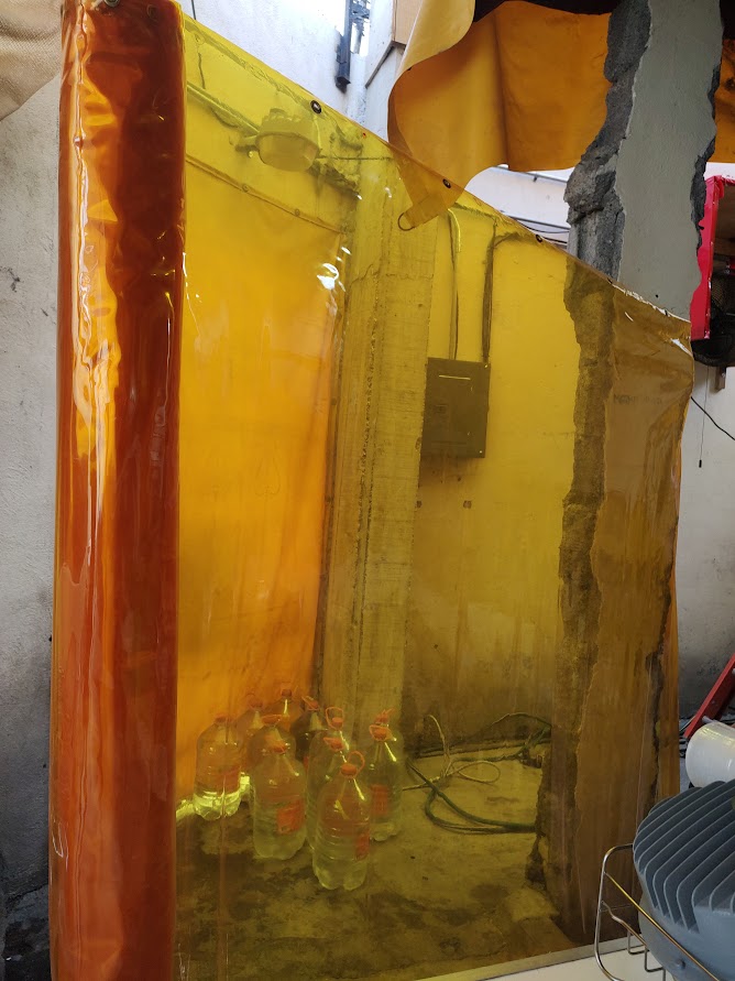 plastico amarillo transparente para soldar