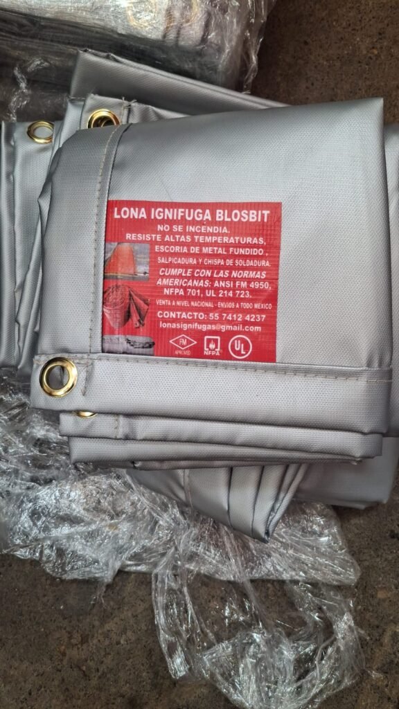 lona ignifuga de fibra de vidrio marca blosbit 5574124237